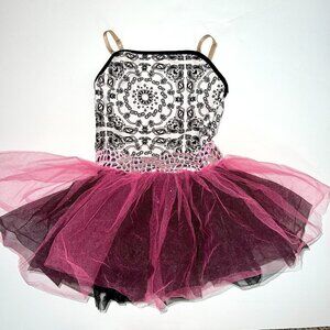WEISSMAN Pink Purple Black Dance Ballerina Sparkle Costume Halloween Dress Up CM